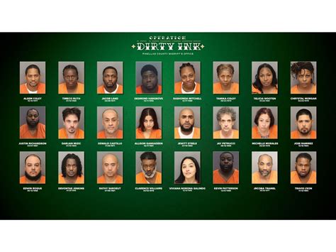 Pinellas County Jail Recent Bookings And Arrests.